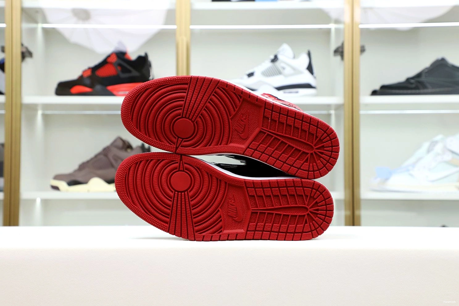 1 BRED PATENT OG AIR HIGH JORDAN 1001